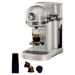 Nespresso Artisan Coffee Machine by KitchenAid Frosted Pearl